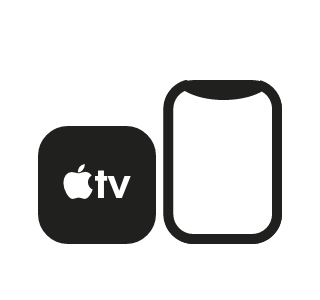 Icoon met Apple TV en HomePod, symbool voor alle tv- en woningproducten. Klik om naar dit deel van de webshop te gaan.